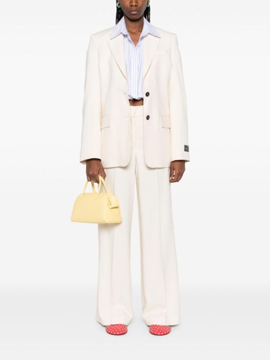 25SS 엠에스지엠 스트레이트 팬츠 3841MDP16 25710602 White - MSGM