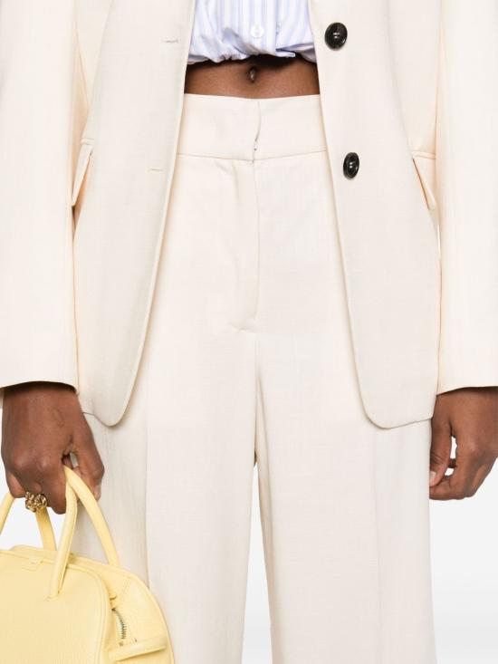 25SS 엠에스지엠 스트레이트 팬츠 3841MDP16 25710602 White - MSGM