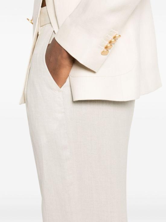 25SS 나인인더모닝 스트레이트 팬츠 BLD15 S89SABBIA Cream - NINE IN THE MORNING