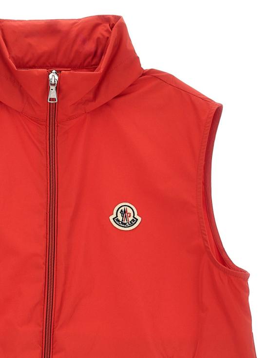 25SS [키즈] 몽클레어 니트 베스트 K19541A00125 5987645B Red - MONCLER
