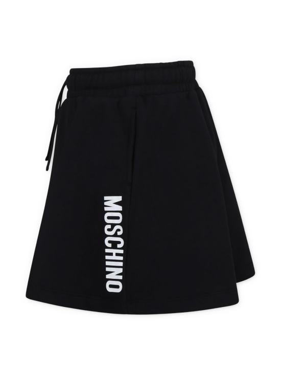 25SS [키즈] 모스키노 스커트 HBJ02GLCA32 60100 Black - MOSCHINO