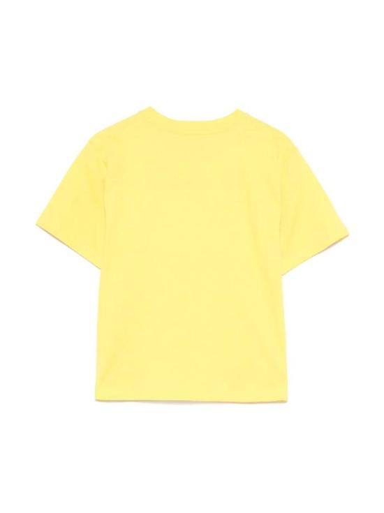 25SS [키즈] 모스키노 티셔츠 HMM050LAA02 50577 Yellow - MOSCHINO