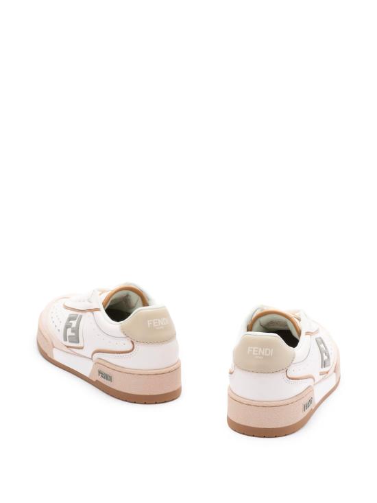 25SS 펜디 매치 소프트 레더 스웨이드 스니커즈 8E8670ASB2 F1RUX White - FENDI