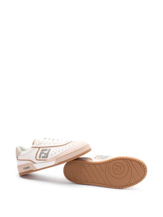 25SS 펜디 매치 소프트 레더 스웨이드 스니커즈 8E8670ASB2 F1RUX White - FENDI
