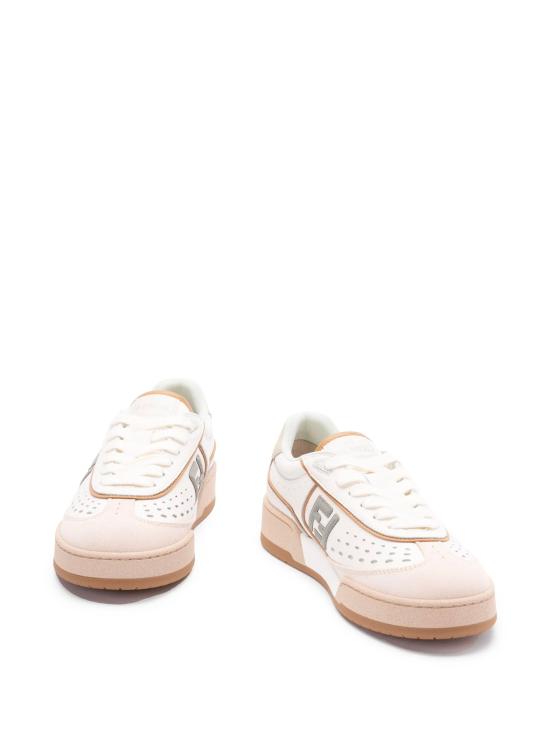 25SS 펜디 매치 소프트 레더 스웨이드 스니커즈 8E8670ASB2 F1RUX White - FENDI