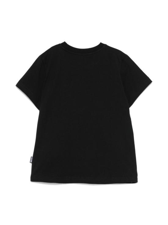 25SS [키즈] 모스키노 티셔츠 H5M04KLAA02 60100 Black - MOSCHINO