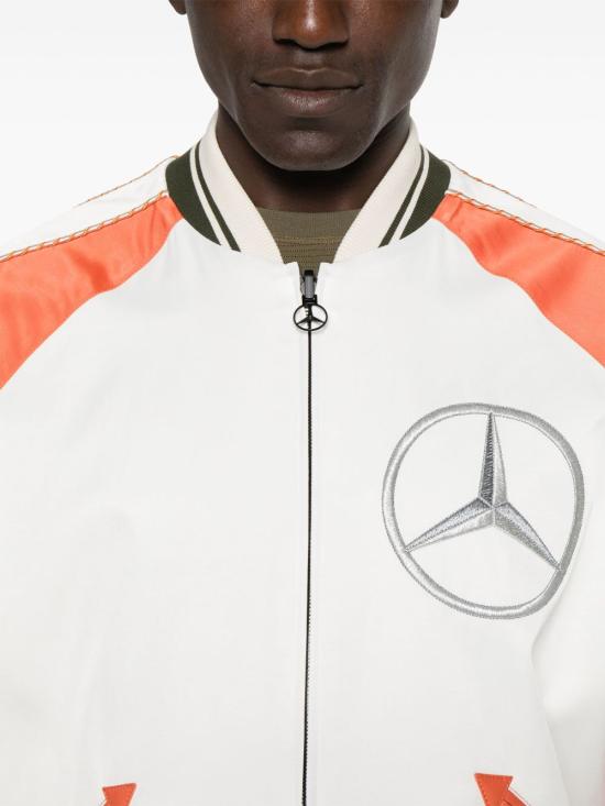 25SS 몽클레어 X 메르세데스 벤츠 봄버 자켓 K14011A00011 M5918P37 White - MONCLER X MERCEDES BENZ