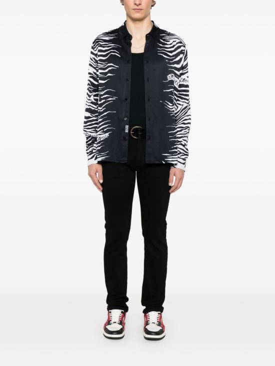 25SS 베르사체 셔츠 78GAL2RZ NS619L01 Black - VERSACE