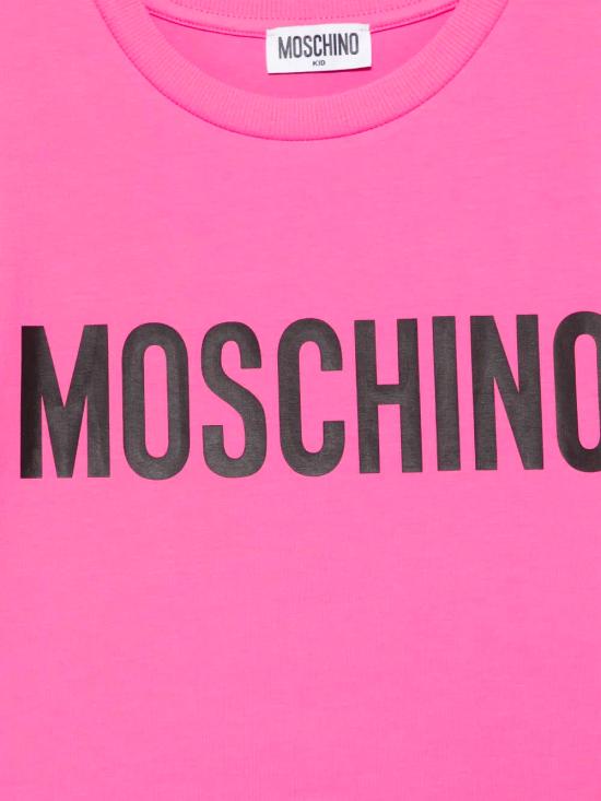 25SS [키즈] 모스키노 원피스 HDV0GNLBA10 50533 Fuchsia - MOSCHINO