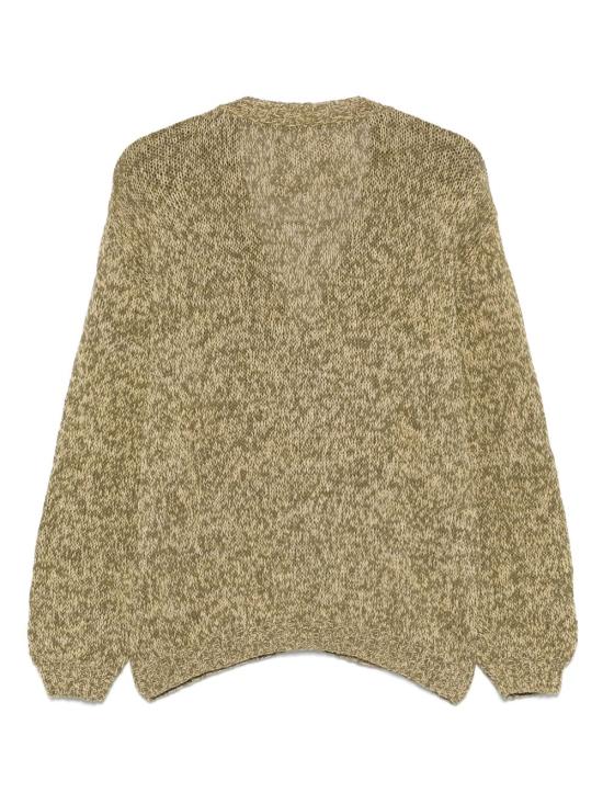 25SS 스토리엠에프지 가디건 SSS25KNITWCHANOLK TWISTEDOLIVELUCK Green - STORY MFG