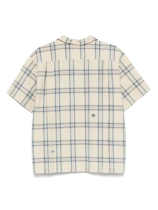 25SS 스토리엠에프지 반팔 셔츠 SSS25SHGRECOTIFG FRENCHGINGHAMINTERRUPTED MultiColour - STORY MFG