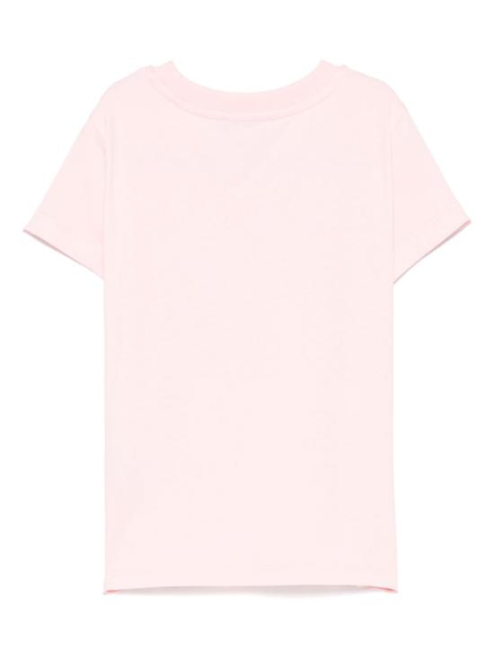 25SS [키즈] 모스키노 티셔츠 HDM06KLBA00 50209 Pink - MOSCHINO