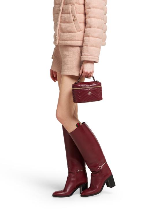 25FW 구찌 마몽 미니 배니티 백 837454AAET8 6207 Red - GUCCI