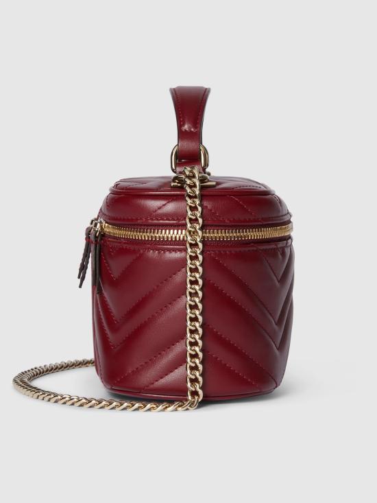 25FW 구찌 마몽 미니 배니티 백 837454AAET8 6207 Red - GUCCI