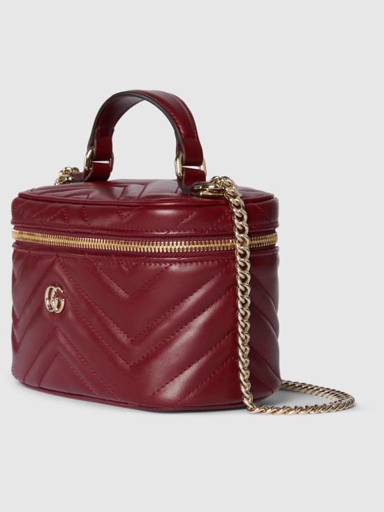 25FW 구찌 마몽 미니 배니티 백 837454AAET8 6207 Red - GUCCI