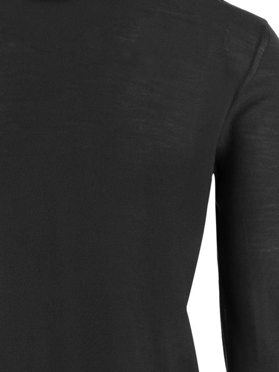 25FW 생로랑 울 터틀넥 터틀넥 821739Y76GM 1000 Black - SAINT LAURENT