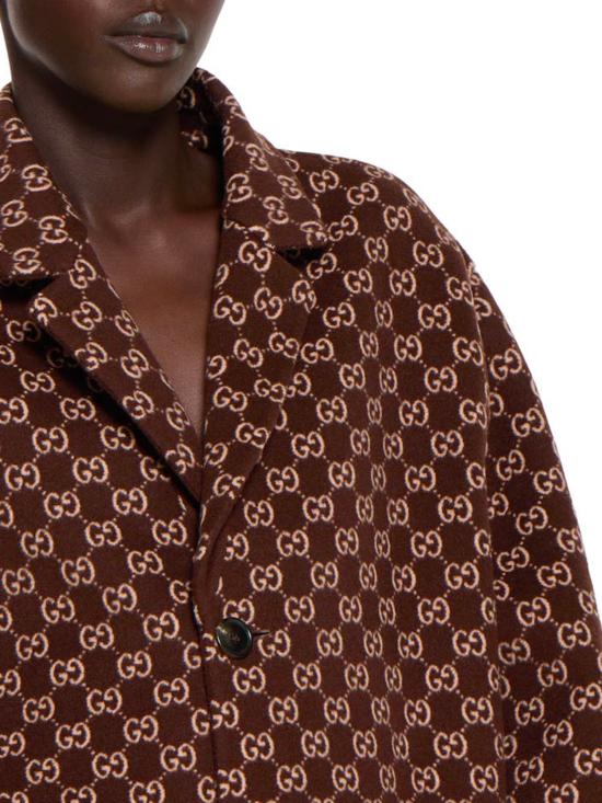 25FW 구찌 리버서블 롱 울 코트 823839Z7ASL 2016 Brown - GUCCI