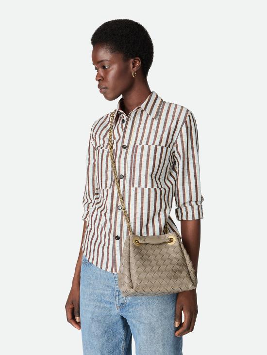 25FW 보테가베네타 스몰 파라슈트 체인백 817175V4SC5 2819 Beige - BOTTEGA VENETA
