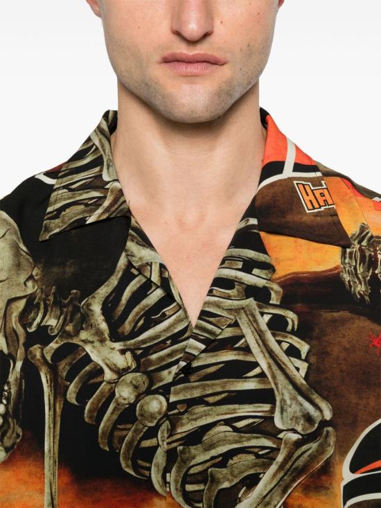 25SS 루단 반팔 셔츠 MT089WPFP REAPERMOVIE MultiColour - LU'U DAN