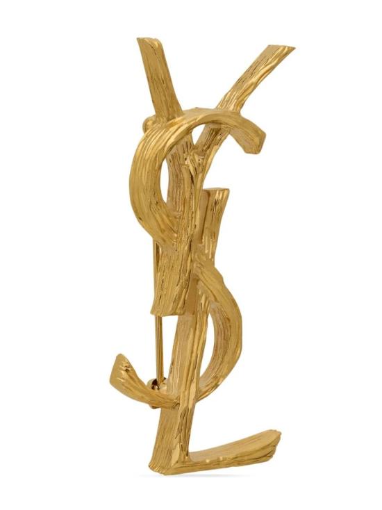 25FW 생로랑 목걸이/팬던트 748486Y1500 8007 Golden - SAINT LAURENT