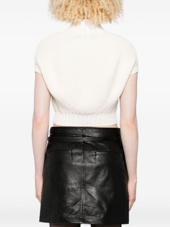 25FW 스포트막스 터틀넥 2522366031600 001 White - SPORTMAX