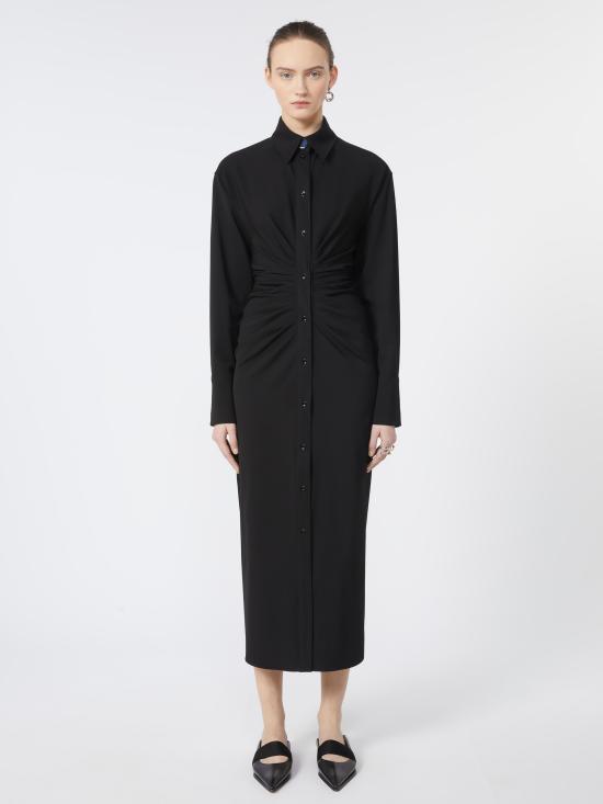 25FW 스포트막스 미디 원피스 2522226061600 003 Black - SPORTMAX