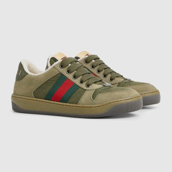 25FW [키즈] 구찌 스니커즈 626620FAD94 3243 Green - GUCCI