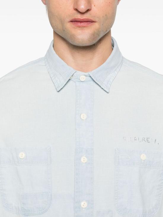 25SS 랄프 로렌 긴팔 셔츠 710908696 001 Denim - RALPH LAUREN