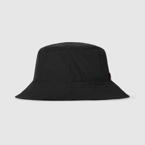 25FW 구찌 로고 모티브 버킷 모자  8357723HBB7 1060 Black - GUCCI