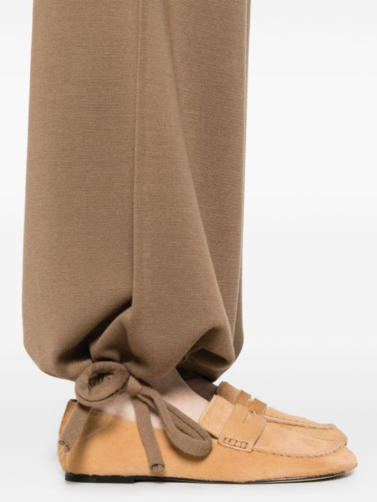 25FW 막스마라 스트레이트 팬츠 2521336011600 004 Brown - MAX MARA