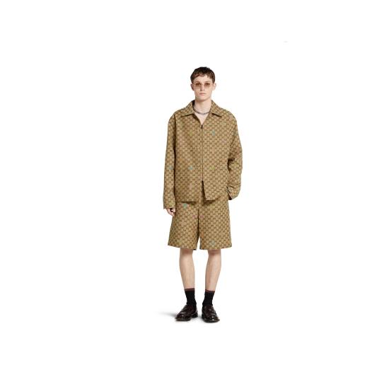 25FW 구찌 캔버스 자켓 833305ZAS81 2137 Beige - GUCCI