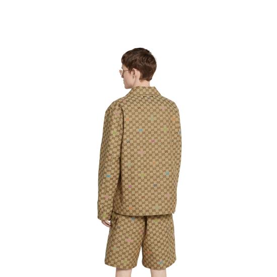 25FW 구찌 캔버스 자켓 833305ZAS81 2137 Beige - GUCCI