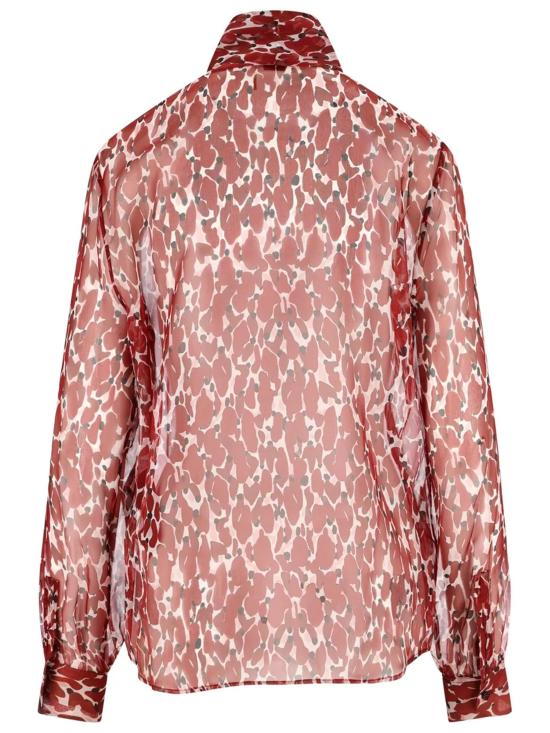 25FW 생로랑 블라우스 842861Y4J35 9477 Red - SAINT LAURENT