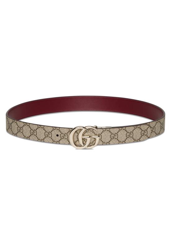 25FW 구찌 GG 마몽 리버시블 벨트 65941792TIG 9792 Beige