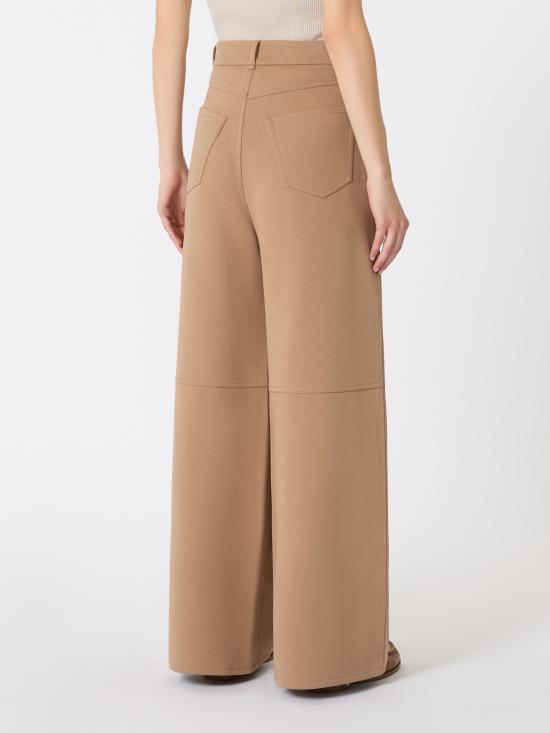 25FW 에스막스마라 MERLOT 메를로 코튼 팬츠 2529786021600 005 Brown - 'S MAX MARA