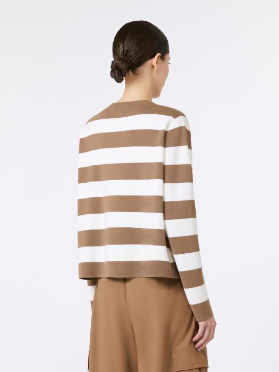 25FW 막스마라 스웨터 2521366091600 009 Brown - MAX MARA