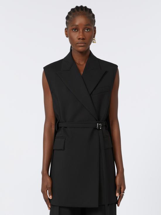 25FW 스포트막스 베스트 2522286011600 003 Black - SPORTMAX