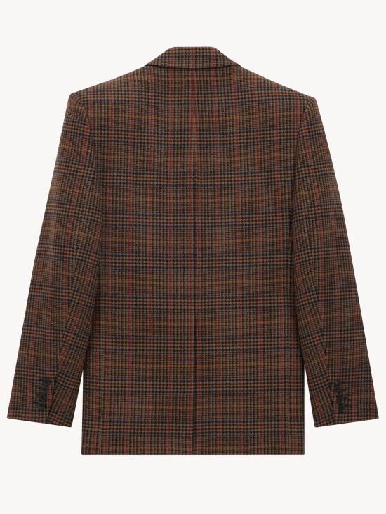 25FW 생로랑 수트 자켓 842593Y3J59 2034 Brown - SAINT LAURENT