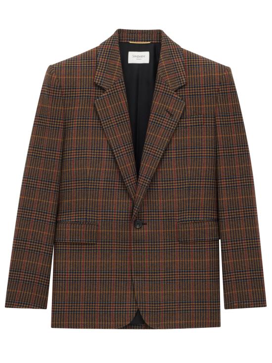 25FW 생로랑 수트 자켓 842593Y3J59 2034 Brown