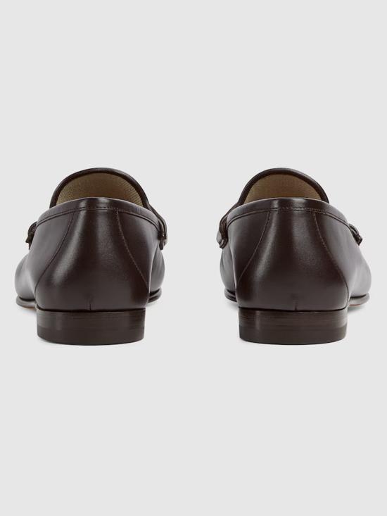 25FW 구찌 1953 홀스빗 레더 로퍼 307929AADCW 2179 Brown - GUCCI