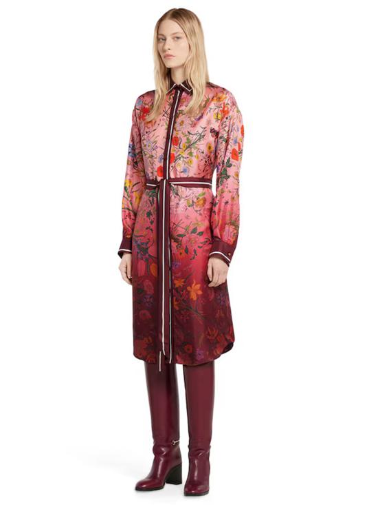 25FW 구찌 미디 원피스 835742ZATGV 5057 Red - GUCCI