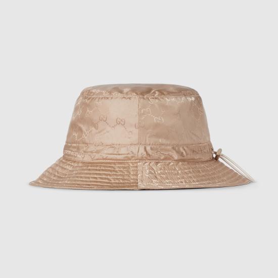 25FW 구찌 로고 모티브 버킷 모자  8357723HBB7 9765 Beige - GUCCI