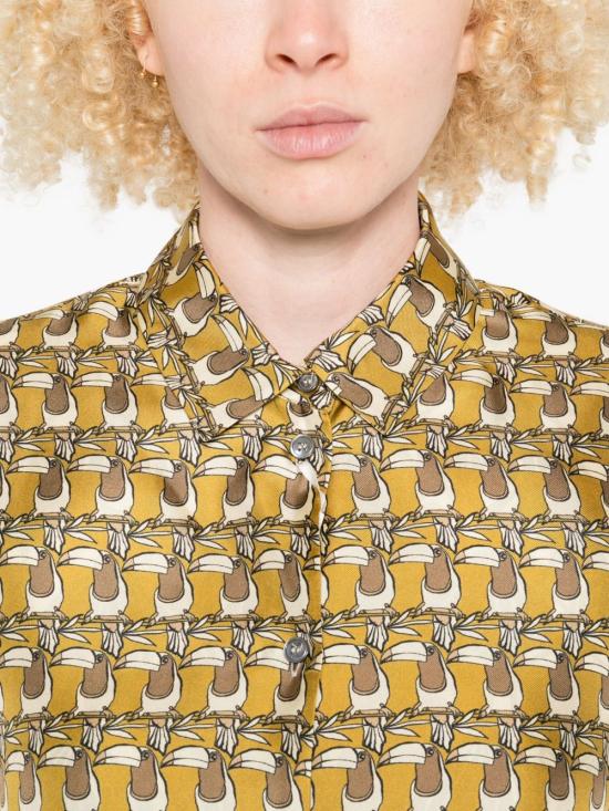 25FW 에스막스마라 셔츠 2529116052600 004 Yellow - 'S MAX MARA