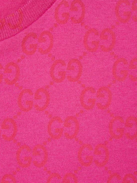 25FW [키즈] 구찌 티셔츠 610190XJHE8 5015 Fuchsia - GUCCI