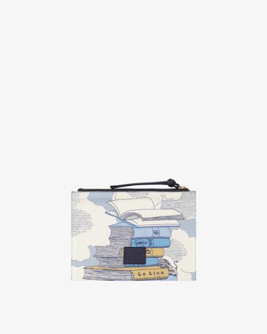 25SS 이누이 에디션 클러치/파우치 PM21PED04 Blue MULTICOLOR - INOUI EDITION