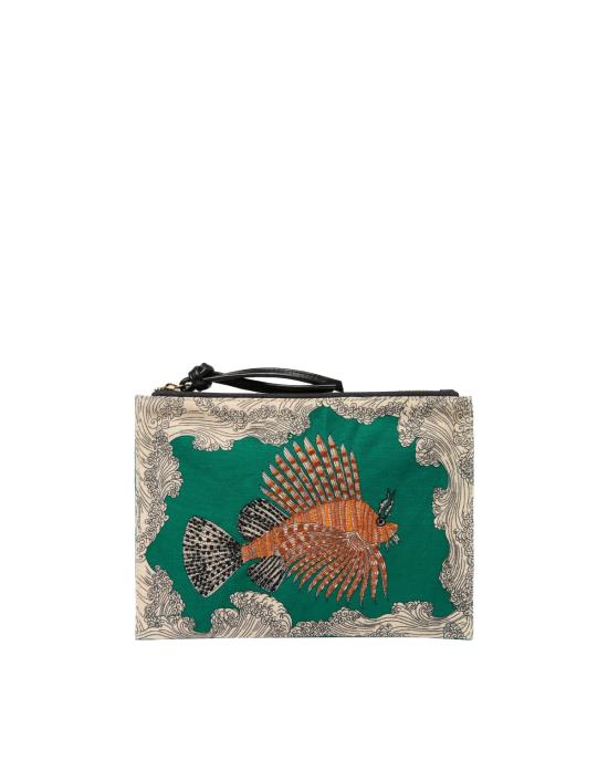 25SS 이누이 에디션 클러치/파우치 PM21PPO10 vert MULTICOLOR