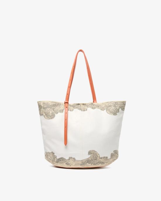 25SS INOUI EDITION 토트백 MA21SSP02 naturel MULTICOLOR - INOUI EDITION