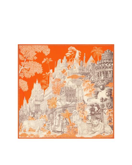25SS 이누이 에디션 머플러/스카프 CA212PI08 orange MULTICOLOR