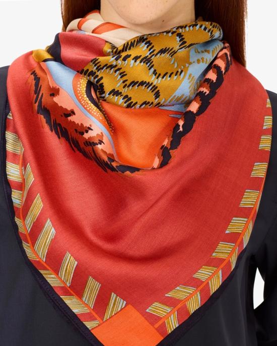 25SS 이누이 에디션 머플러/스카프 CA212TO08 orange MULTICOLOR - INOUI EDITION