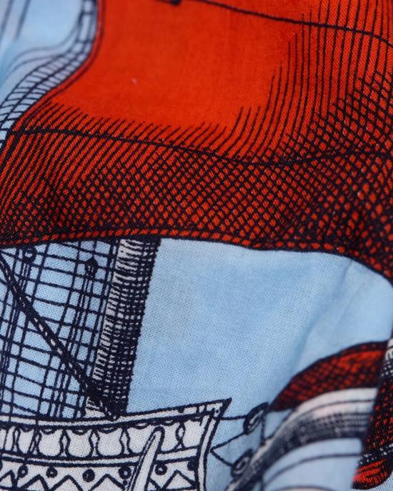 25SS 이누이 에디션 머플러/스카프 CA21DES06 red MULTICOLOR - INOUI EDITION